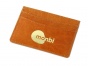 Кардхолдер кожаный - футляр для кредитных карт СН-5-05 (коричневый)