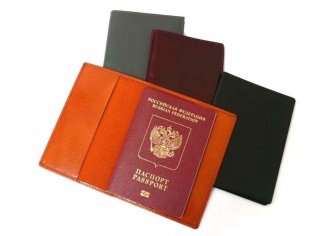 Обложка для паспорта с подкладкой из шелка