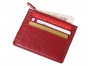 Картхолдер - чехол для пластиковых карт на 7 карманов с RFID-защитой CHR-7-06 (красный)