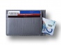 Картхолдер кожаный - чехол для кредитных карт 27214 (серый)