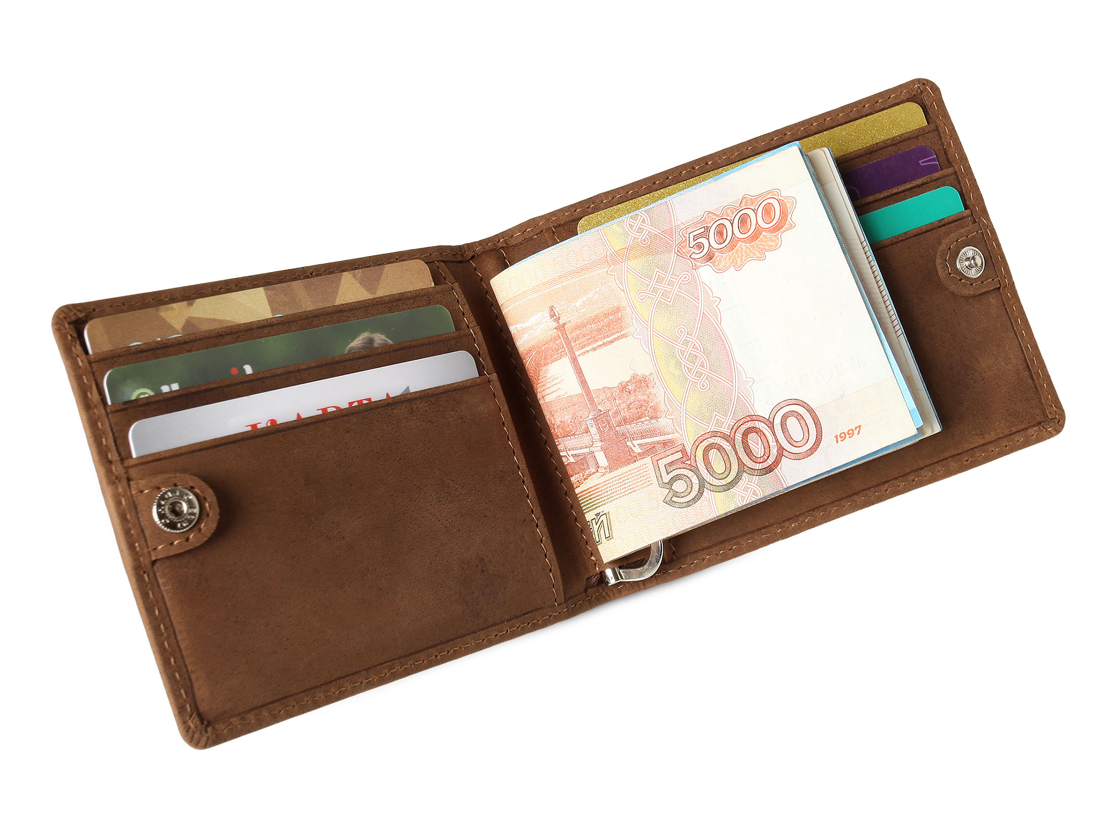 Портмоне горизонтальное нубук Hunter 10544-H