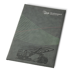 Папка адресная, для формата А4, с ляссе РР8