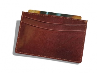 Кардхолдер - футляр для кредитных карт на 5 карманов Н-5-05/2 (темно-коричневый)
