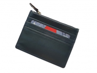 Картхолдер - чехол для пластиковых карт на 7 карманов с RFID-защитой CHR-7-15 (синий)