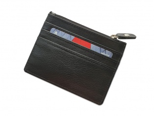 Картхолдер - чехол для пластиковых карт на 7 карманов с RFID-защитой CHR-7-01 (черный)