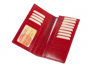 Бумажник кожаный компактный 180х100 мм 10513-06