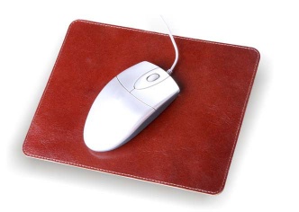 Кожаный коврик для компьютерной мыши